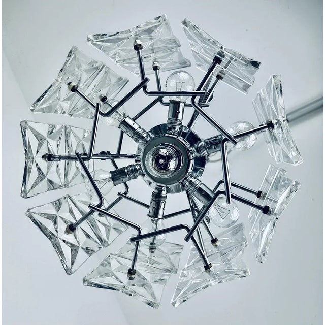 Glass Ceiling Light from Kinkeldey For Sale - Image 6 of 10