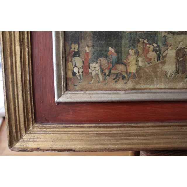 Italian Unique Reproduction of Classic Sienna Masterwork For Sale - Image 3 of 8