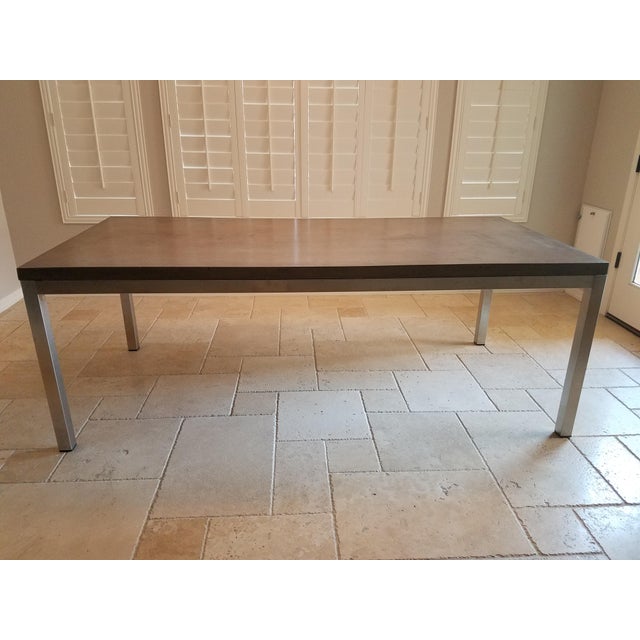 Modern Industrial Concrete Dining Table Chairish
