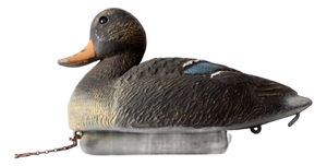 Vintage 1970s Victor Mallard Hen Duck Decoy With Weight