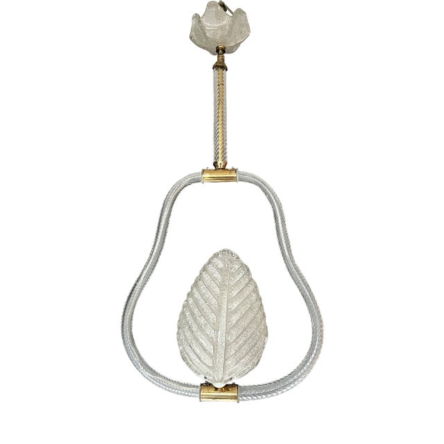 Hanging Light in Murano Glass by Barovier and Toso, Italy For Sale