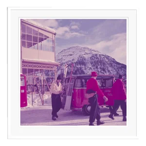 Toni Frissell, Ski Bus, 1954 / 2020s, C Print, Framed