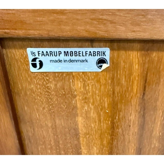 Mid-Century Danish Modern Teak Tambour Sideboard For Sale - Image 11 of 11