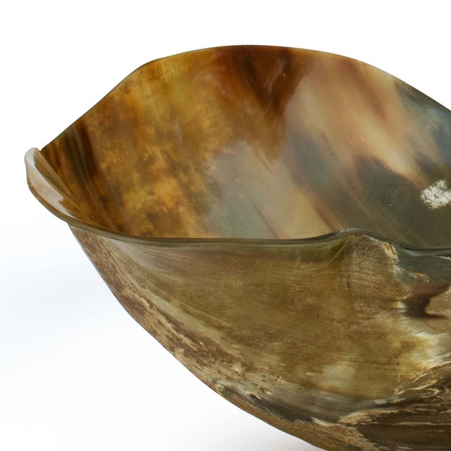 Traditional Regina Andrew Black Horn Bowl For Sale - Image 3 of 4