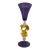 William Gudenrath Hand-Blown Dragon Goblet Signed 2001 For Sale
