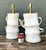 Metal Vintage Artisan Slab Built Pottery Lamps - A Pair For Sale - Image 7 of 12