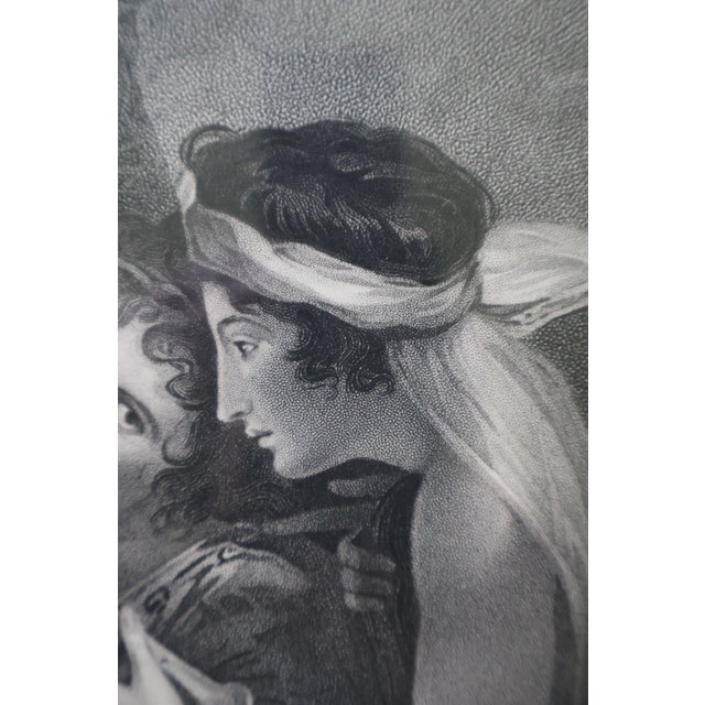 Antique 1803 Boydell “Shakespeare Nursed by Tragedy and Comedy” Stipple Engraving—Framed For Sale - Image 9 of 18