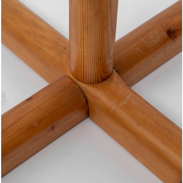 Mid-Century Danish Coat Hanger in Pine by Reiner Daumiller, Sweden, 1970s For Sale - Image 4 of 8
