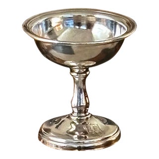 Silver Plate Bowl - Antique Kingsley Inn Pedestal Coupe For Sale