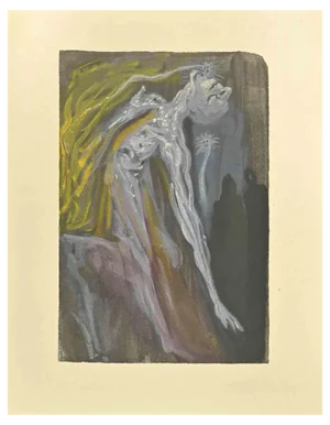 Salvador Dalí, Erinnyes, Woodcut, 1963