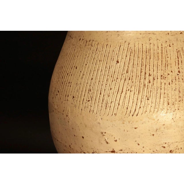Large American Studio Pottery Terracotta Vases, Pair For Sale - Image 4 of 8
