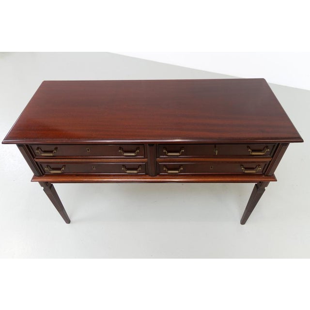 Danish Hepplewhite Mahogany Console Table from Farre Møbelfabrik, 1970s For Sale - Image 10 of 18