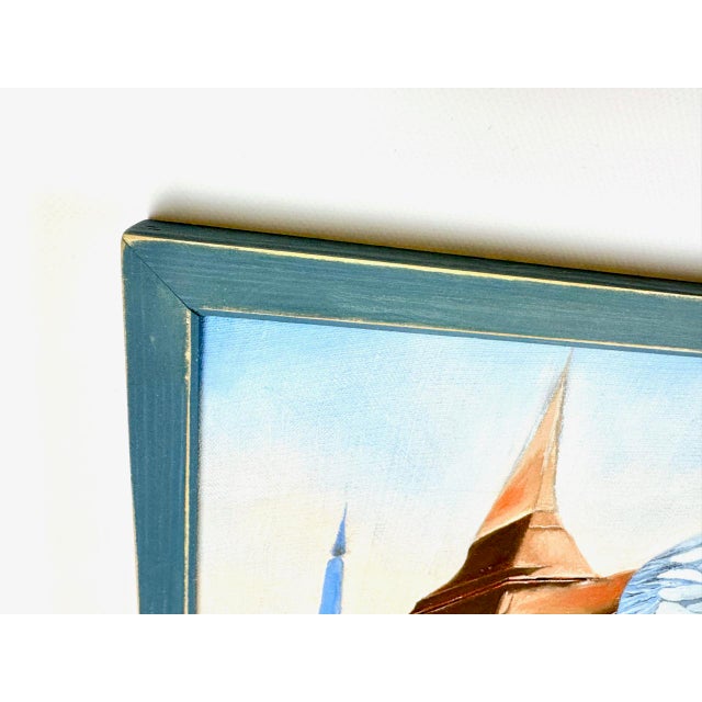 B. W. Onsowicz, Composition, Acrylic on Canvas, 1960s, Framed For Sale - Image 3 of 11