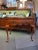 Mid 20th Century Cherry Queen Anne Style Side Glide One Drawer Tea Table For Sale - Image 12 of 12
