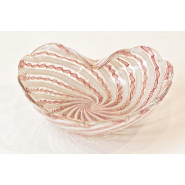 Zanfirico Bowl by Archimede Seguso for Seguso Vetri d'Arte, Italy, 1940s For Sale - Image 3 of 12