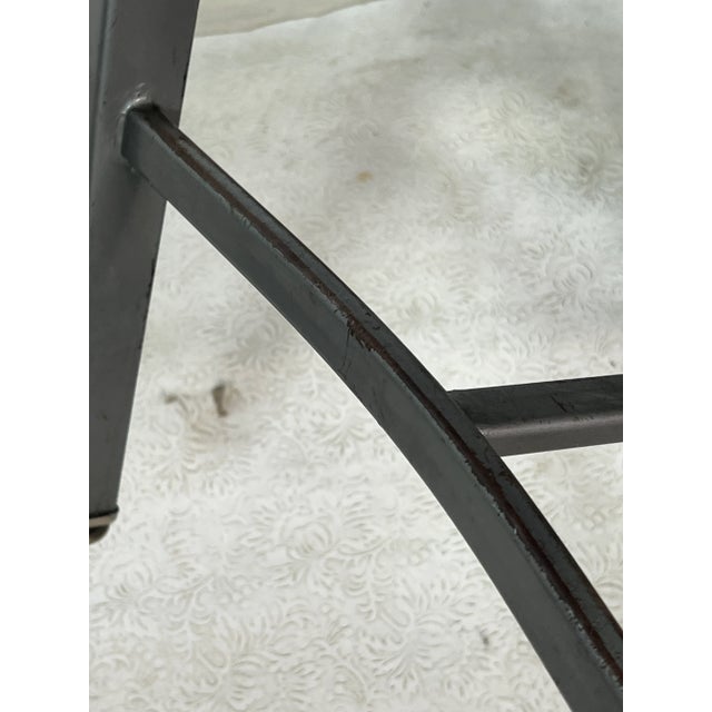 Vintage Royal Metal Industrial Chair For Sale - Image 9 of 11