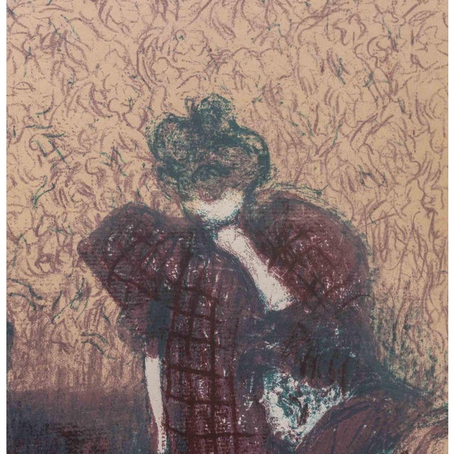 Edouard Vuillard "La Partie De Dames" Lithograph For Sale - Image 4 of 8