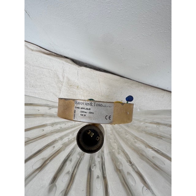 1980s 1980s Barovier & Toso Murano Glass Sconces - 2 For Sale - Image 5 of 18