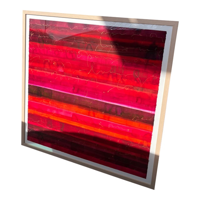Framed Contemporary Abstract Artwork by Eliza K. For Sale