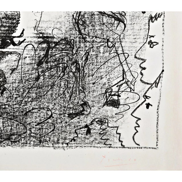 Pablo Picasso Pablo Picasso, La Pique, 1950, Original Signed and Limited Lithograph For Sale - Image 4 of 7