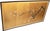 Lovely vintage Showa Era Japanese painted 4-panel Byobu (folding screen) depicts a branch of Blossoming Sakura (Cherry...