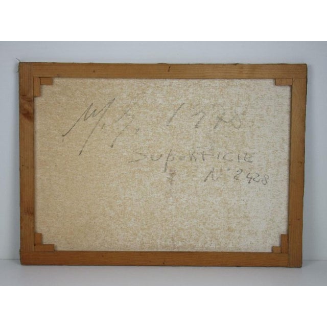 Abstract Composition, 1978, Mixed Media For Sale - Image 8 of 9