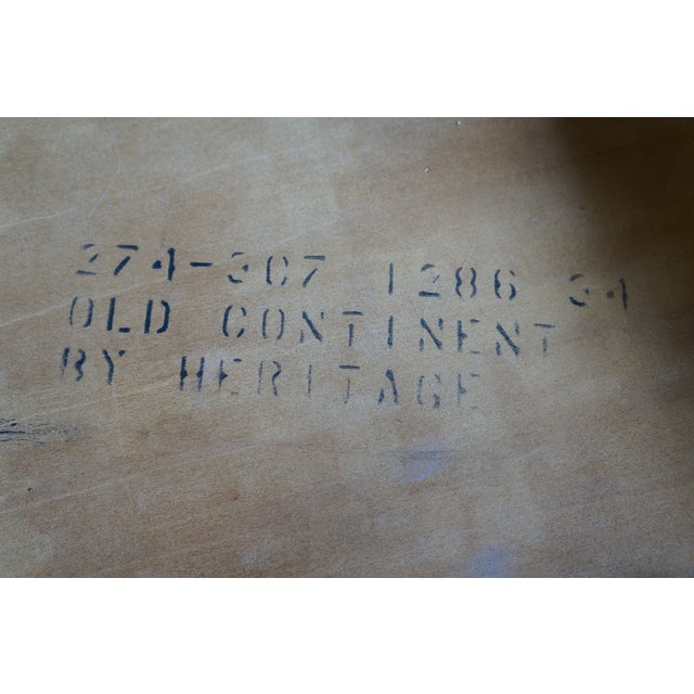 Heritage French Provincial End Tables ~ a Pair For Sale - Image 6 of 7