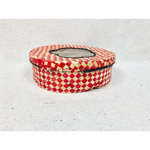 Mid-Century Modern Vintage Raffia Rainbow Trivets-Set of 12 For Sale - Image 3 of 13