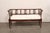 Italian 19th C. Lyre Splat Back Sofa Bench For Sale - Image 9 of 12