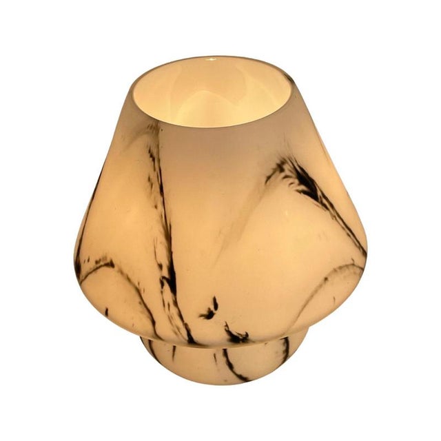 Black Vetri Murano Glass PecoraNera Mushroom Lamp, Italy, 1970s For Sale - Image 8 of 10