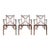 Industrial Steel Ziggurat Armchairs, Set of 3 For Sale