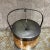 Mid-Century Modern Italian Olive Burl Wood Silver Chrome Ice Bucket Italy For Sale - Image 11 of 14