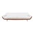 Mid-Century Modern Walnut “Gondola” Sofa After Adrian Pearsall, 1960s For Sale