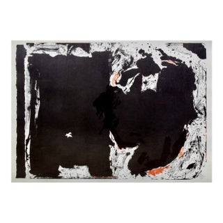 Robert Motherwell, Large Robert Motherwell Lithograph Abstract Expressionist Lament for Lorca 1982 For Sale