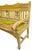Mid 20th Century Chartreuse Vintage Colonial Bench For Sale - Image 5 of 8