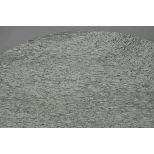 Early 20th Century French Empire Round Marble Top Corinthian Column Wood Pedestal Base Coffee Table For Sale In Philadelphia - Image 6 of 9