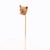 Early 20th Century Vintage 14k Gold Figural Bear Head Stickpin For Sale - Image 5 of 13