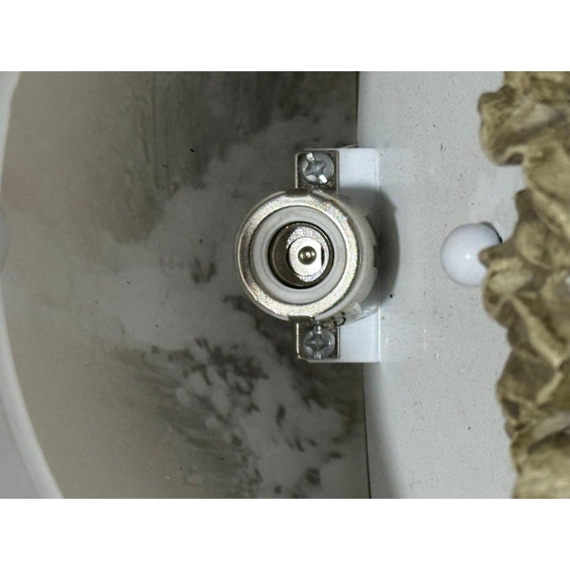 1920s 1920s Art Deco White Glass Double Wall Sconce For Sale - Image 5 of 10