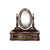 Miniature Dressing Table in Fine Wood and Silver, 19th Century For Sale - Image 6 of 6