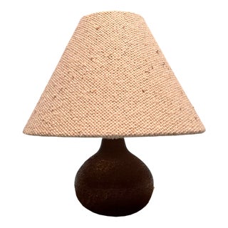 Stone Toj Ceramic Table Lamp from Søholm, Denmark, 1970 For Sale