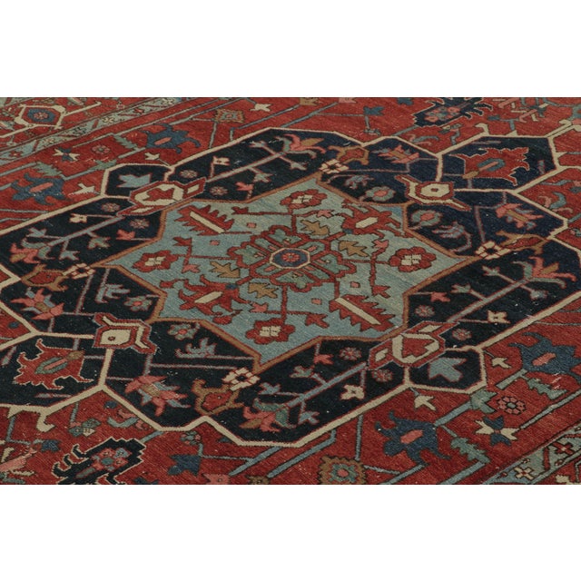 Rug & Kilim Antique Persian Karaje Wool Rug by Rug & Kilim, 1900-1920 For Sale - Image 4 of 9