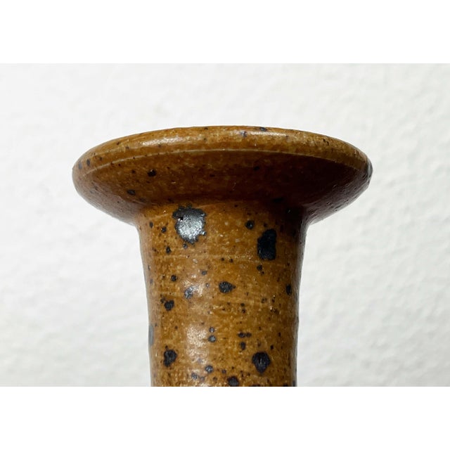 Mid-Century Modern Danish Studio Pottery Candleholders by Tue Poulsen for Tue Keramik, 1960s, Set of 2 For Sale - Image 12 of 18