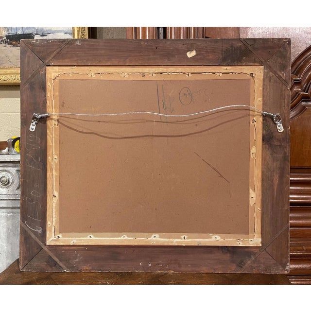 Early 20th Century Framed Watercolor "Paris Les Boulevards" Signed Frank Will For Sale - Image 12 of 13