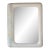 1980's Lee Reynolds Postmodern Minimalist Composite Wall Mirror For Sale