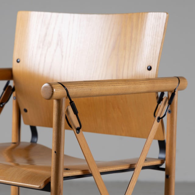 Vintage Light Wood Directors Chairs, 1960, Set of 2 For Sale - Image 12 of 18