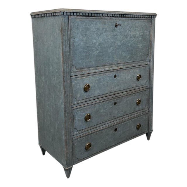 Mid 19th Century Gustavian Style Fall Front Desk or Bureau For Sale