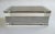 C.1970's; Heavy and solid, Mid-Mod Lucite and silver trim-wrapped, rectangular, lidded keepsake box. Manner of Karl...