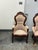 1970s American Furniture Galleries Victorian Rococo Revival Gentleman’s + Lady’s Parlor Chairs, 1970s For Sale - Image 5 of 13