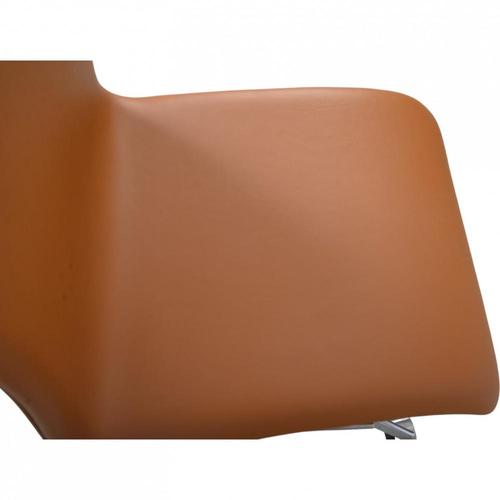 Tall Oxford Office Chair in Cognac Nevada Leather by Arne Jacobsen, 2010s For Sale - Image 10 of 12