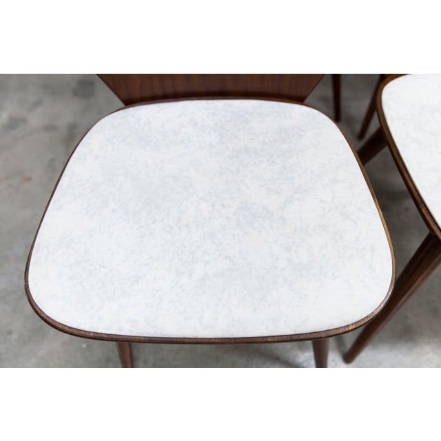 Wood Baumann Model 840 G2S Chairs in Varnished Mahogany Finish, 1963, Set of 6 For Sale - Image 7 of 18